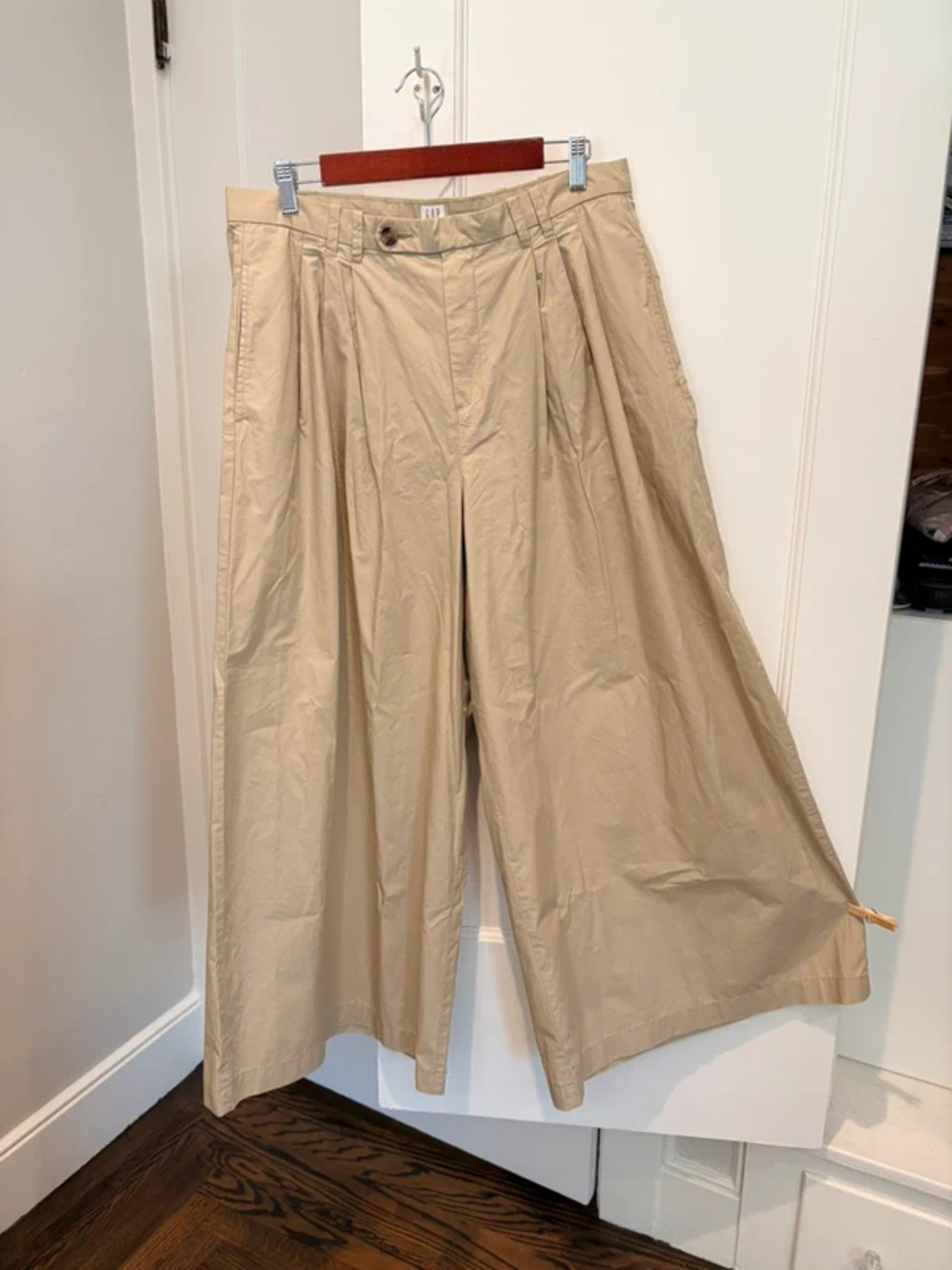 Doen x Gap 14 Wide leg Palazzo 14 Large Pleated Khaki #Quiet Luxury #Classic